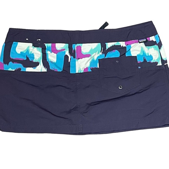 Patagonia Plus Size Board Skirtie Mini Skirt Drawstring Surf Swim Women 14 - Picture 7 of 8